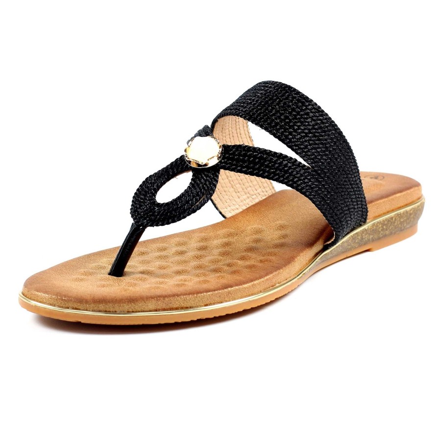 Sandals Lunar | Ezra Black Sandal