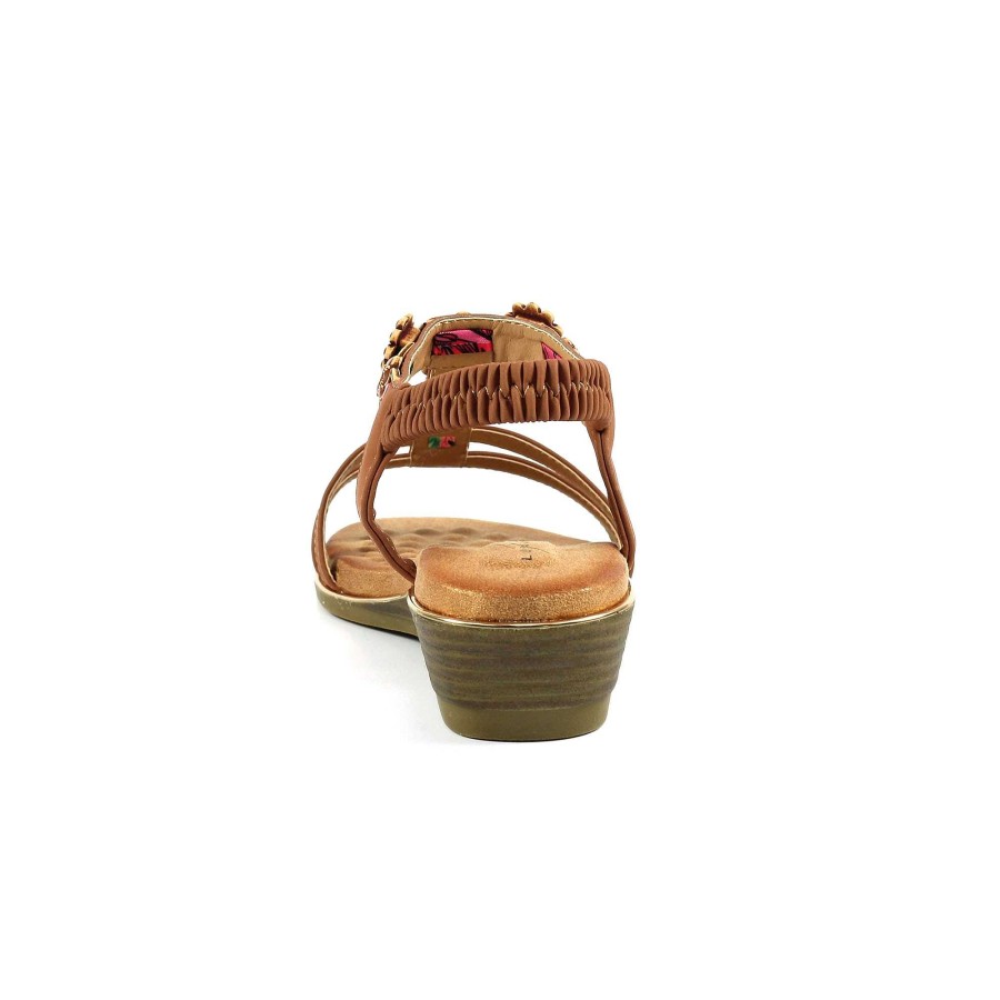 Sandals Lunar | Frankie Tan Wedge Sandal