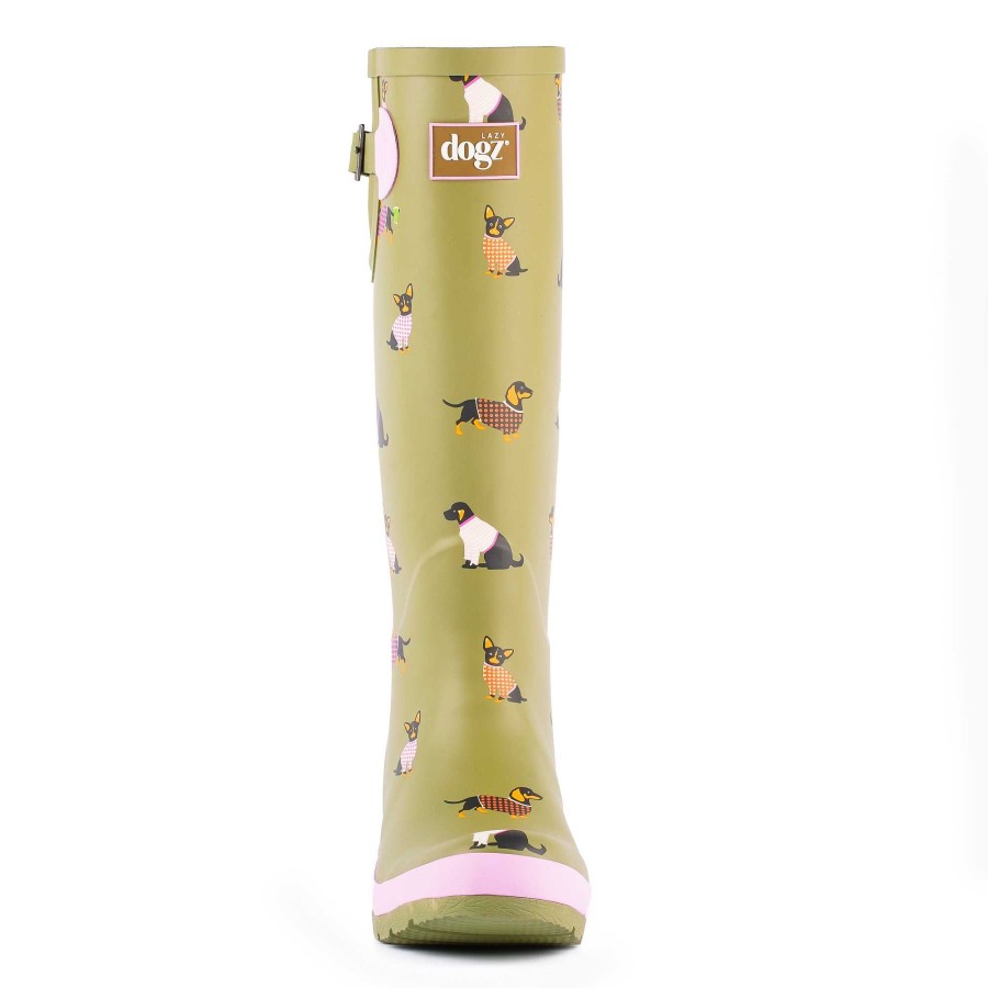 Boots Lunar | Lazy Dogz Harper Welly Green