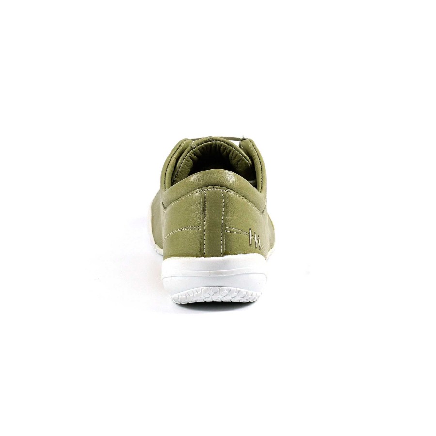 Shoes Lunar | Carrick Ii Khaki Leather Trainer