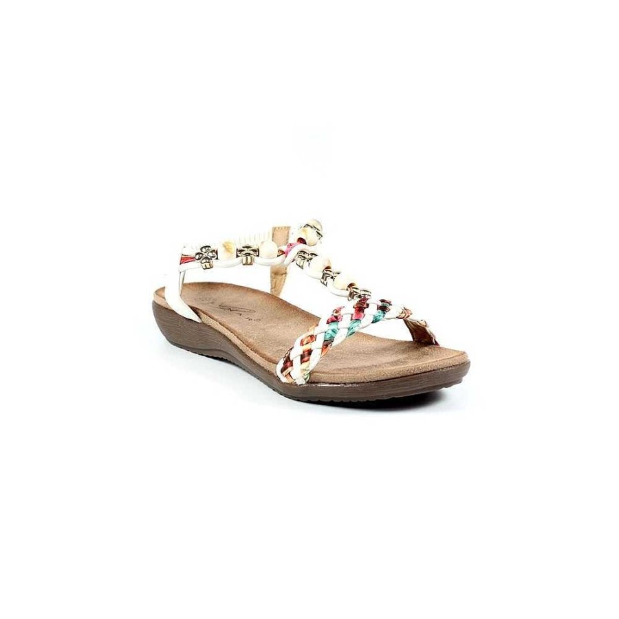 Sandals Lunar | Larissa White Sandal