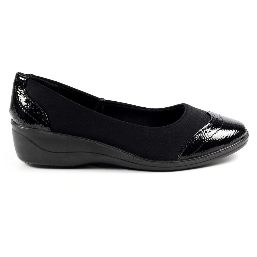 Shoes Lunar | Natasha Elasticated Comfort Shoe