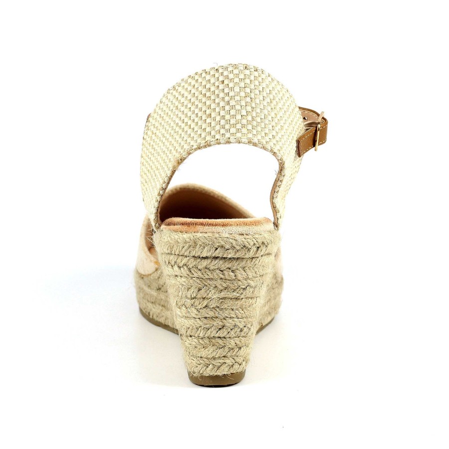 Sandals Lunar | Lunar Craster Beige Wedge