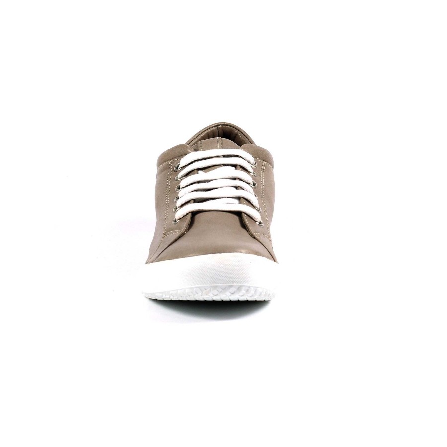 Shoes Lunar | Carrick Ii Stone Leather Trainer