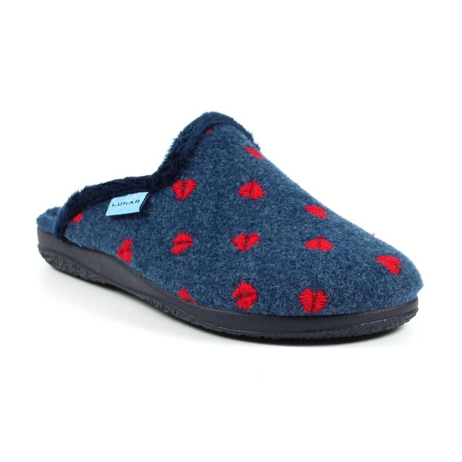 Slippers Lunar | Bruna Blue Mule Slipper