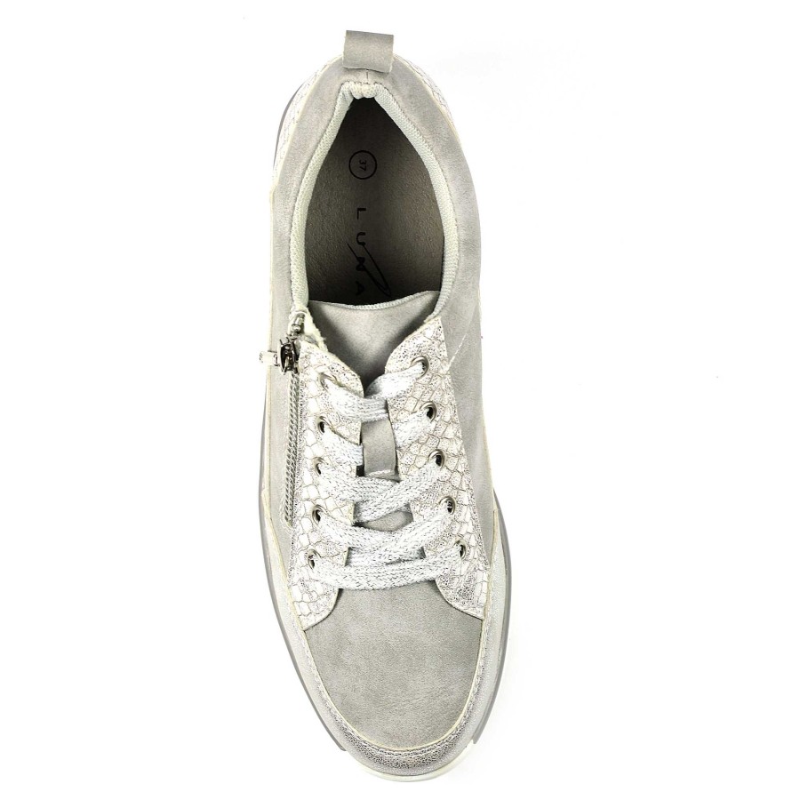 Shoes Lunar | Kiley Silver Trainer