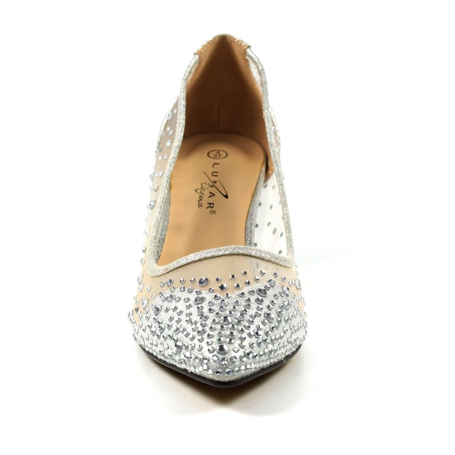 Shoes Lunar | Alisha Gemstone Kitten Heel