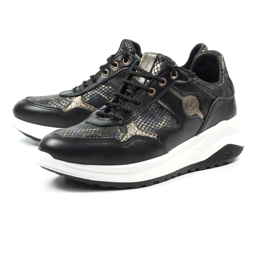 Shoes Lunar | Nightshade Gold Ladies Active Trainer