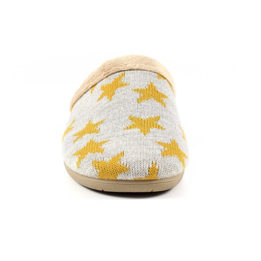 Slippers Lunar | Angelic Light Grey Mule Slipper