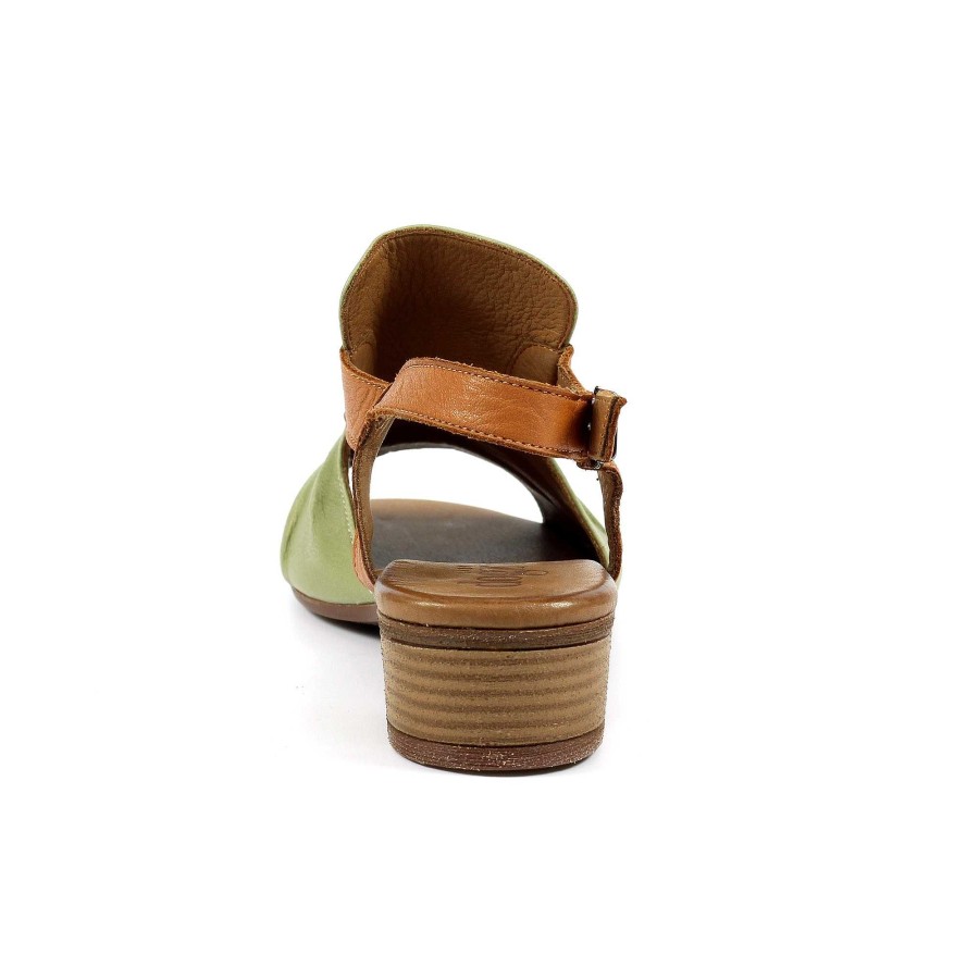 Sandals Lunar | Lazy Dogz Jaden Khaki Leather Sandal