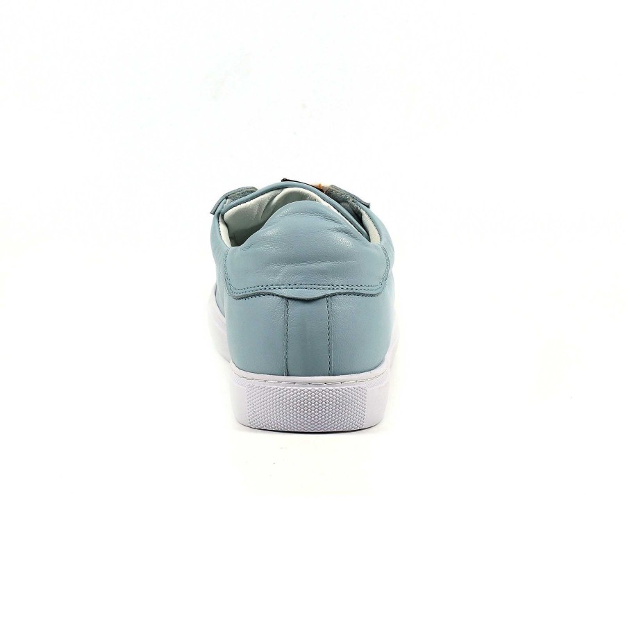 Shoes Lunar | Piper Light Blue Leather Trainer