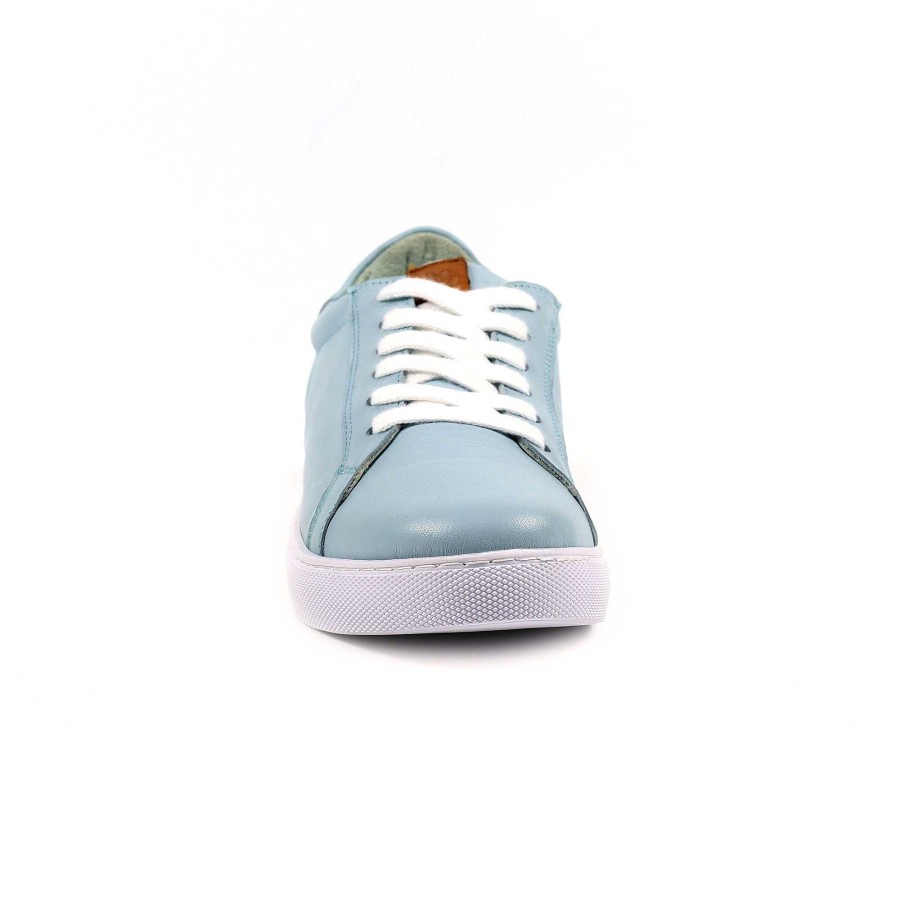 Shoes Lunar | Piper Light Blue Leather Trainer