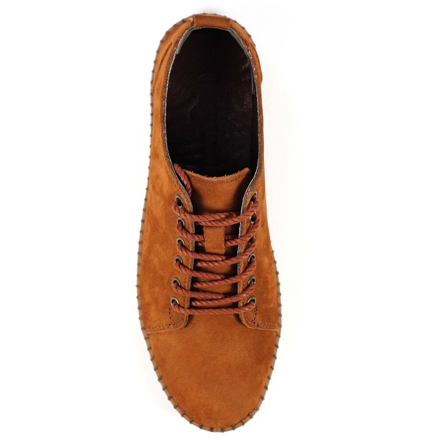 Shoes Lunar | Lazy Dogz Salvador Tan Suede Shoe