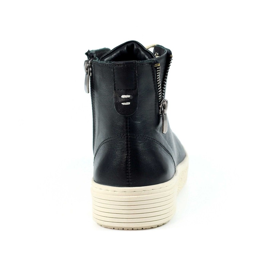 Boots Lunar | Danube Black Leather Boot