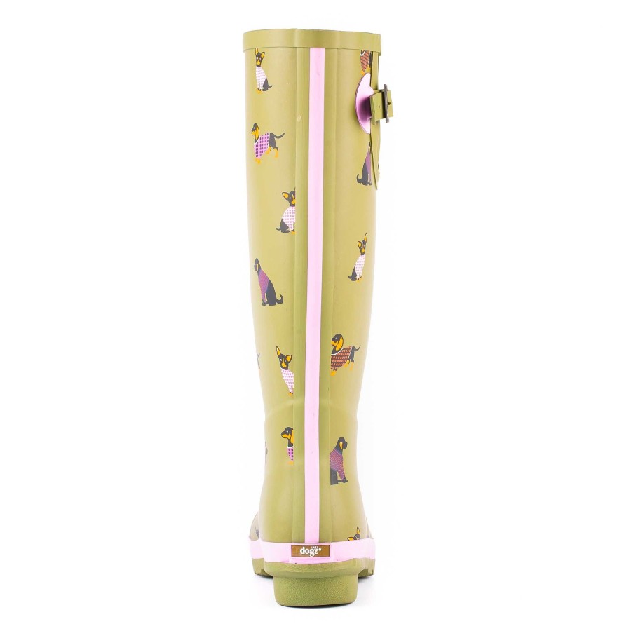 Boots Lunar | Lazy Dogz Harper Welly Green