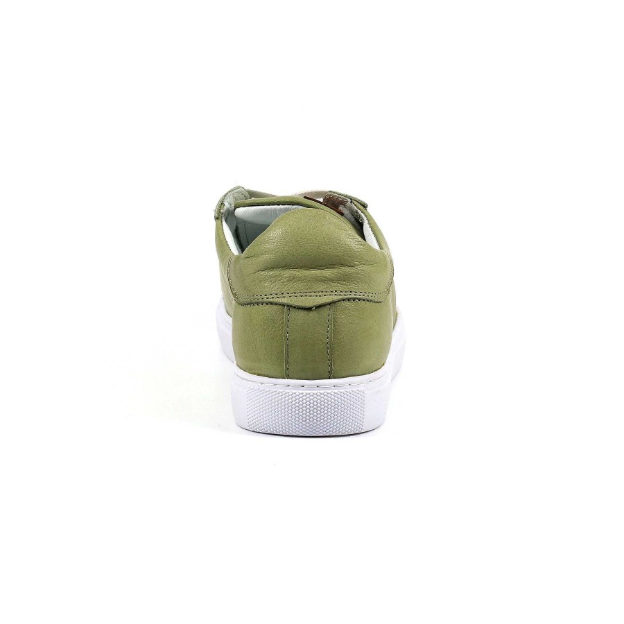 Shoes Lunar | Piper Khaki Leather Trainer