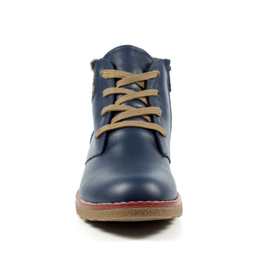 Boots Lunar | Portman Navy Leather Boot