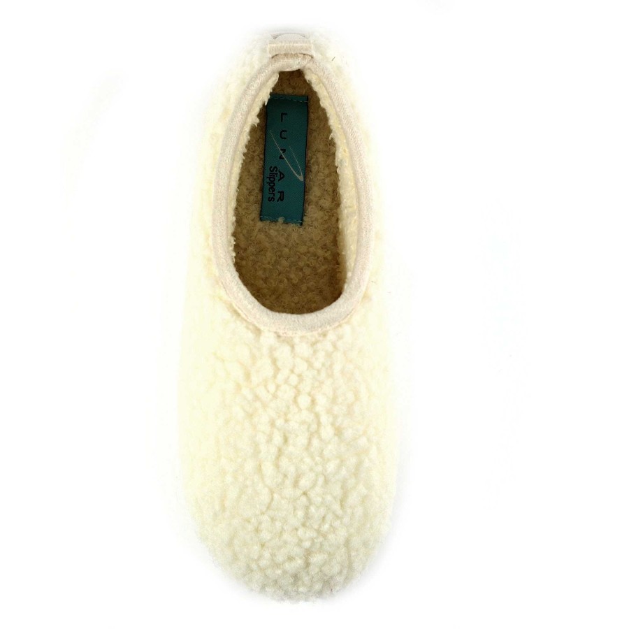 Slippers Lunar | Lorella Ii Cream Slipper