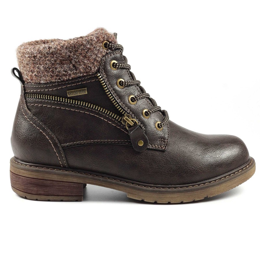 Boots Lunar | Benson Iii Brown Waterproof Boot