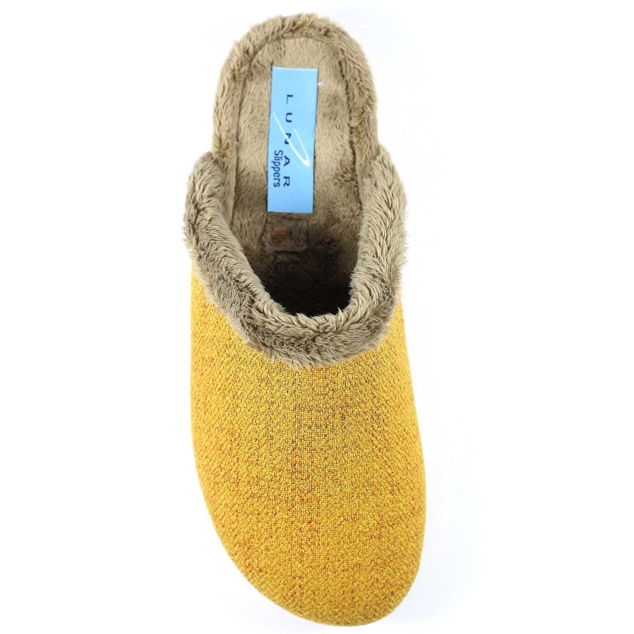 Slippers Lunar | Arlet Mustard Mule Slipper