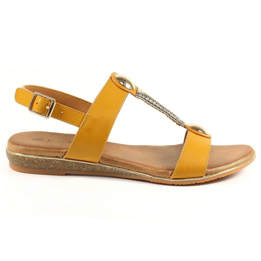 Sandals Lunar | Lunar Renoir Mustard Sandal