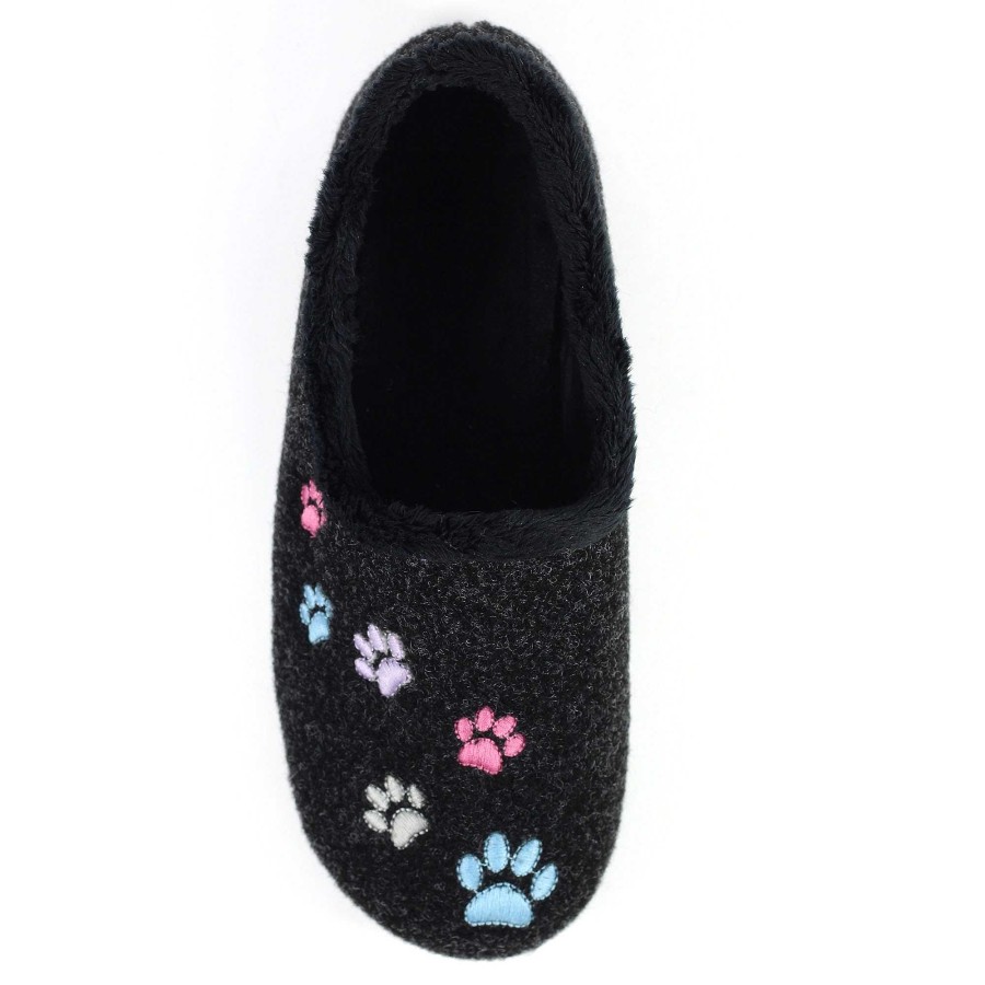 Slippers Lunar | Charley Black Slipper