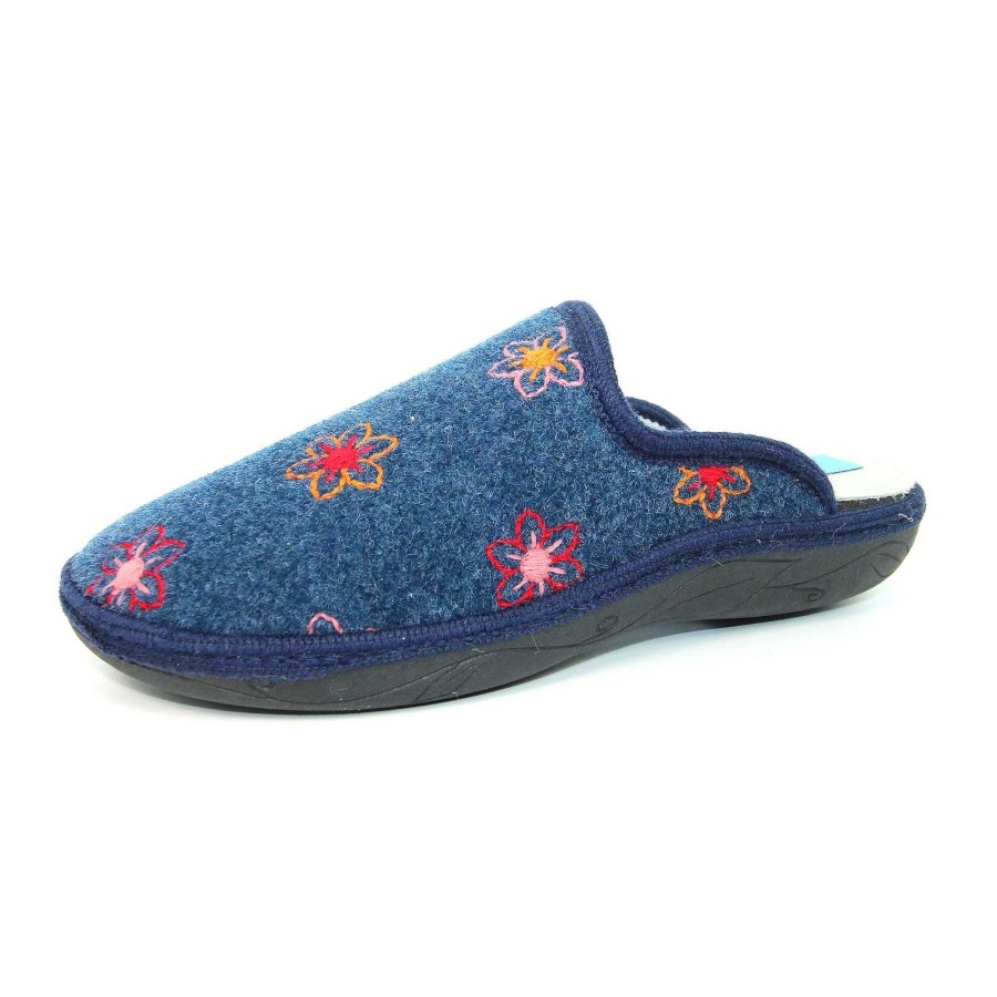 Slippers Lunar | Varsity Ii Floral Mule Slipper