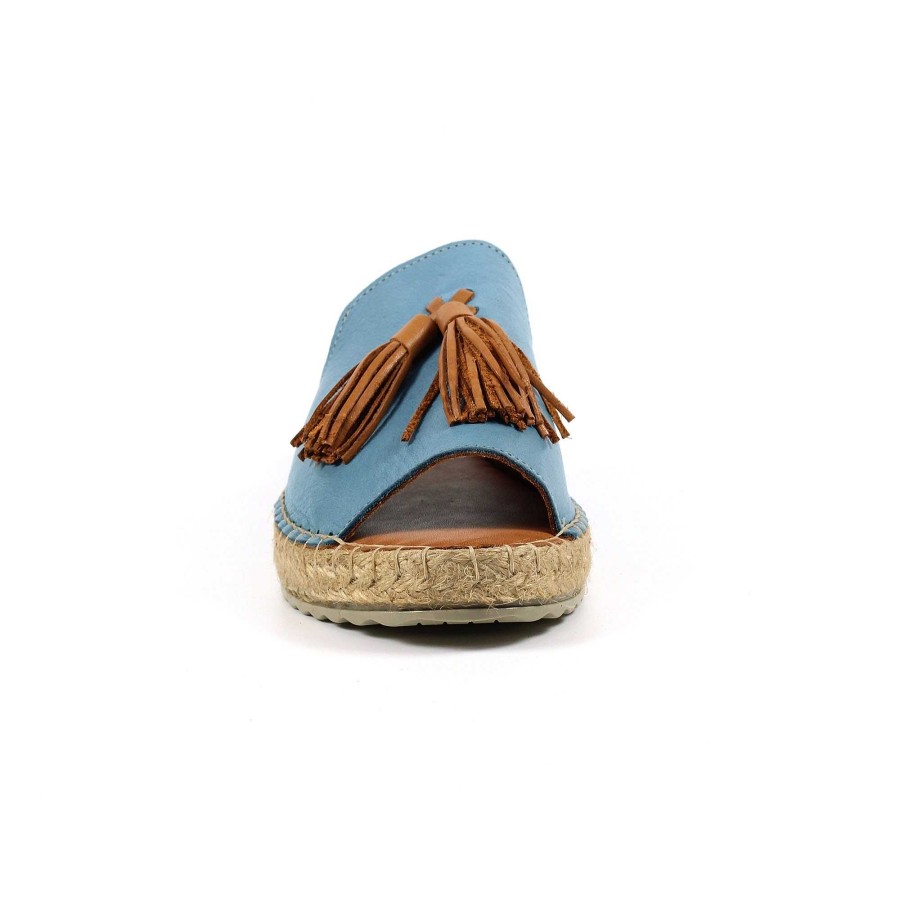 Sandals Lunar | Joss Blue Leather Sandal