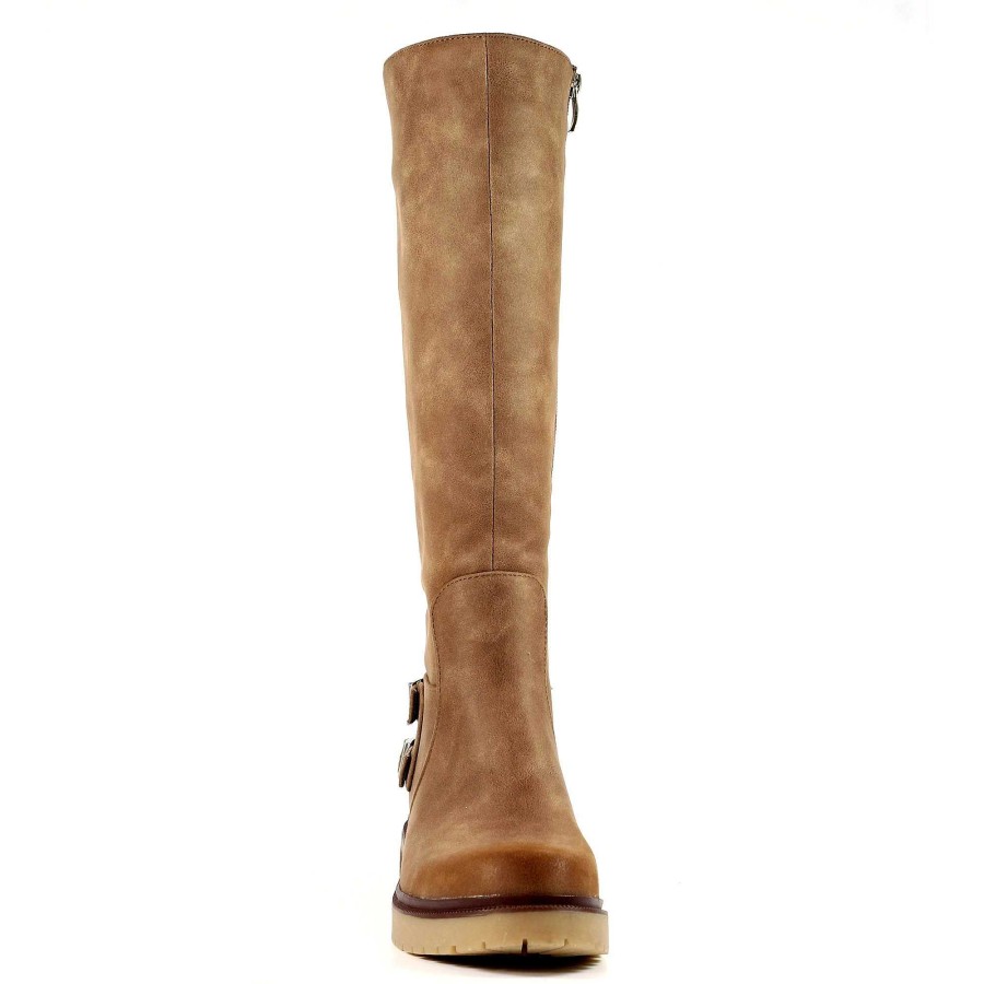 Boots Lunar | Warwick Tan Long Boot