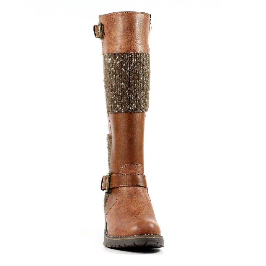 Boots Lunar | Wargate Brown Long Boot