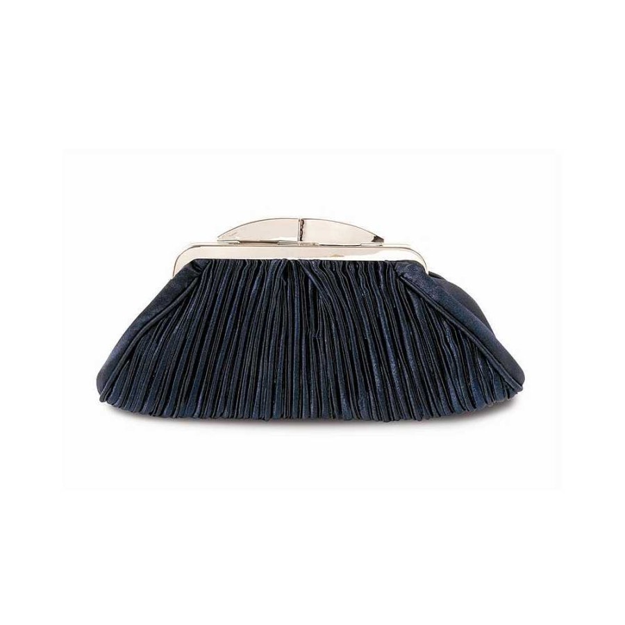 Handbags Lunar | Sienna Ii Navy Clutch Bag