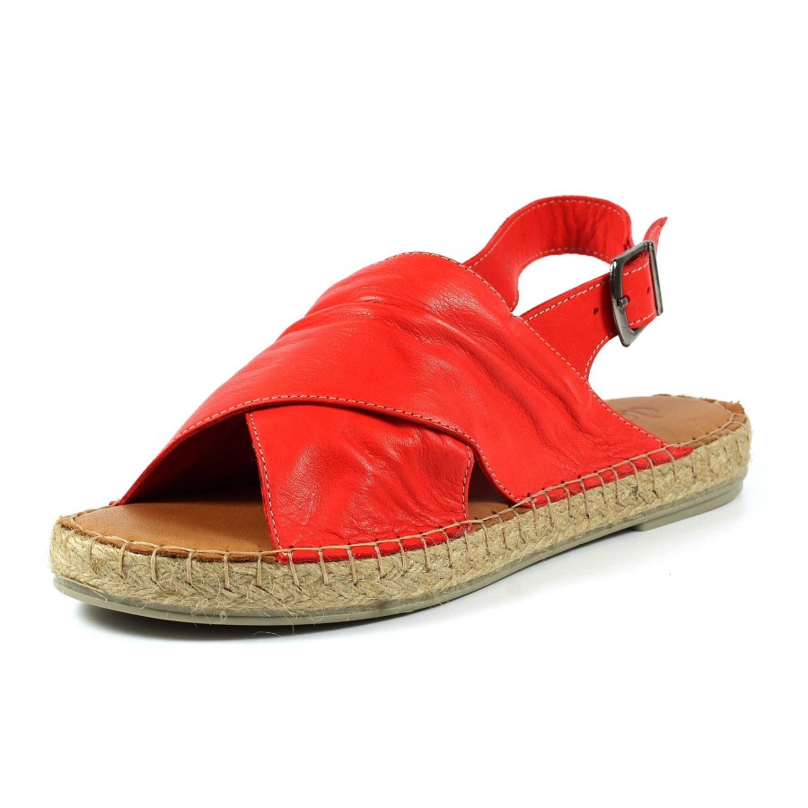 Sandals Lunar | Mercy Red Leather Sandal