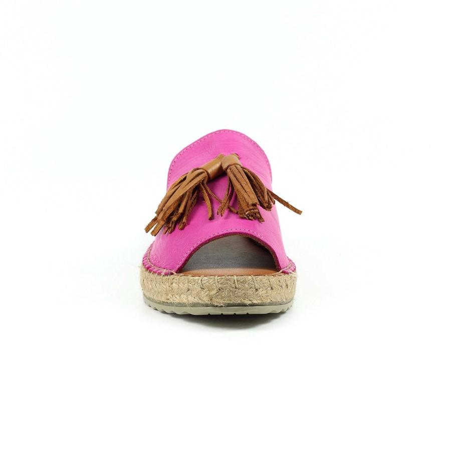 Sandals Lunar | Joss Fuchsia Leather Sandal