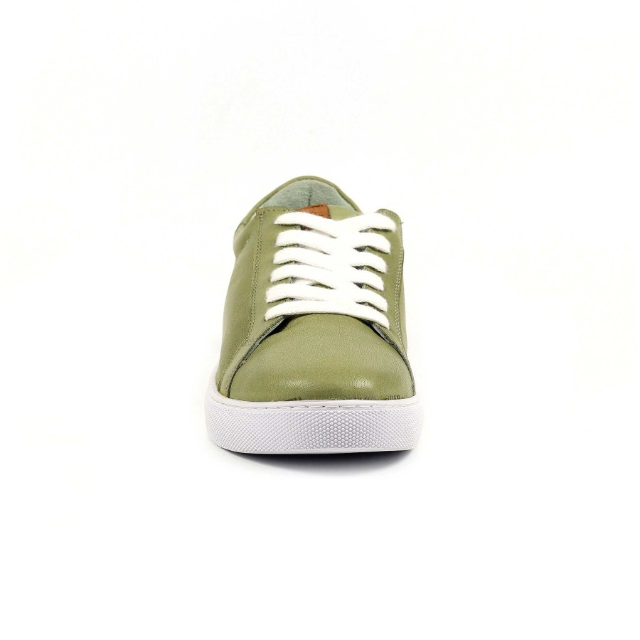 Shoes Lunar | Piper Khaki Leather Trainer