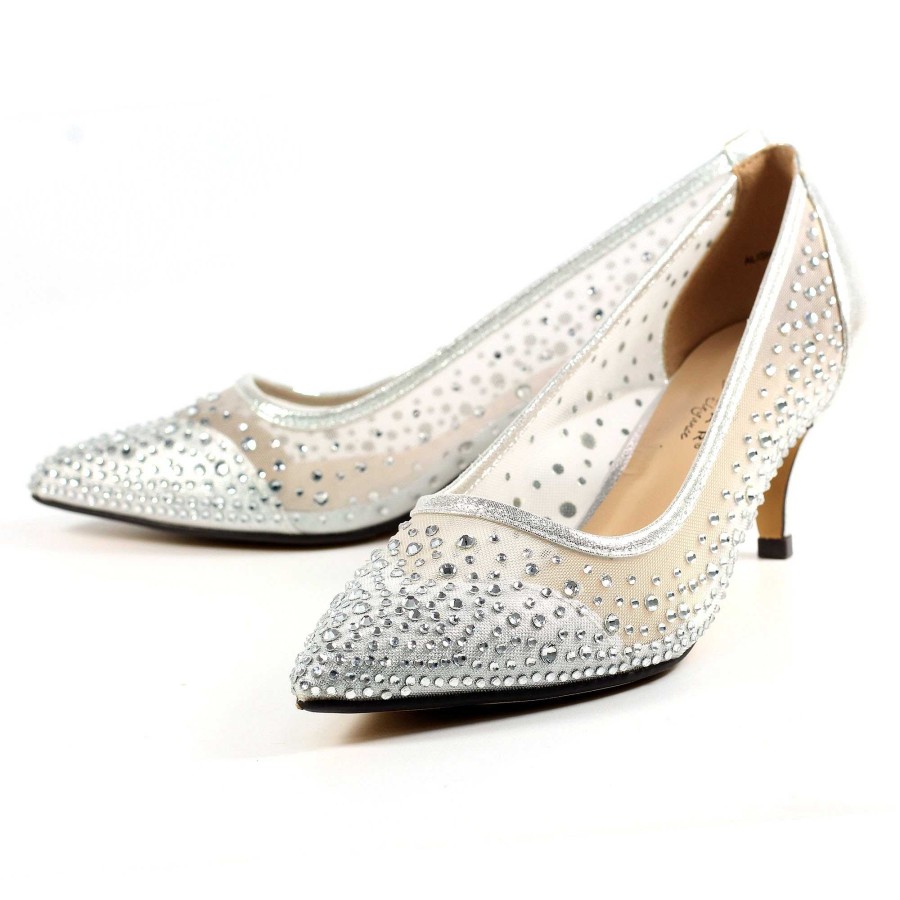 Shoes Lunar | Alisha Gemstone Kitten Heel