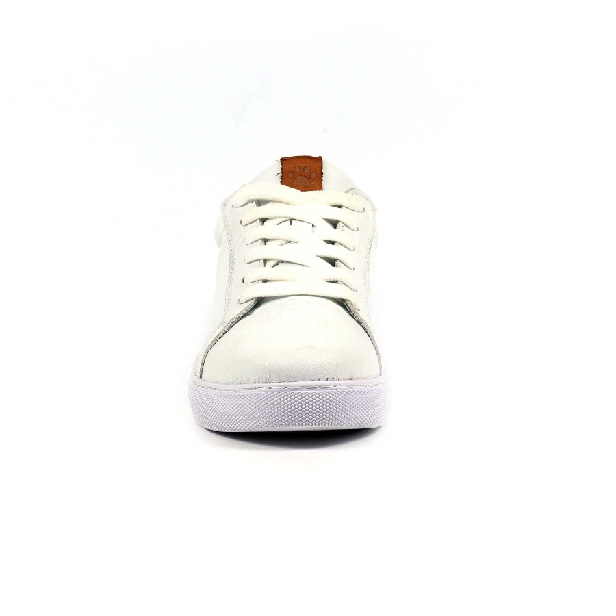 Shoes Lunar | Piper White Leather Trainer