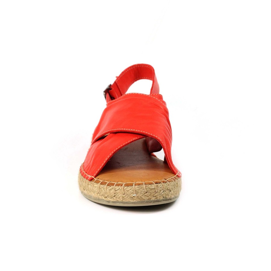 Sandals Lunar | Mercy Red Leather Sandal