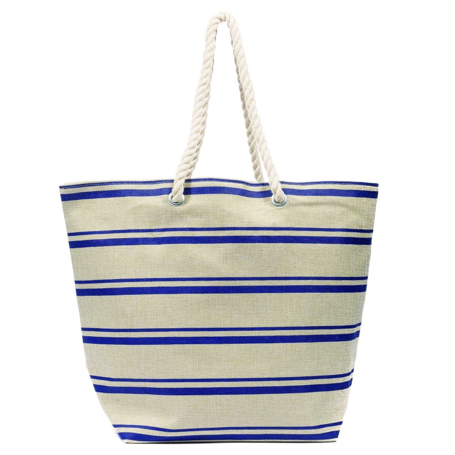 Handbags Lunar | Cadence Multi Navy Beach Bag