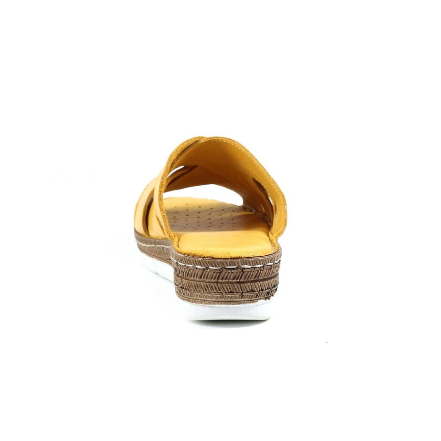 Sandals Lunar | Gwen Yellow Leather Sandal