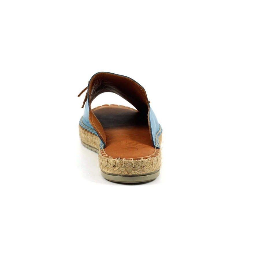 Sandals Lunar | Joss Blue Leather Sandal