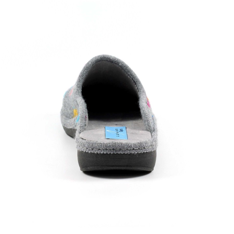 Slippers Lunar | Anther Grey Mule Slipper