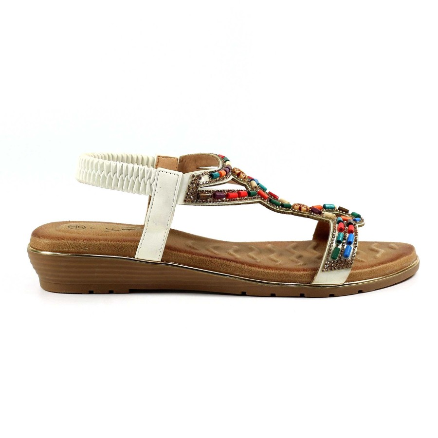 Sandals Lunar | Maxine White Sandal