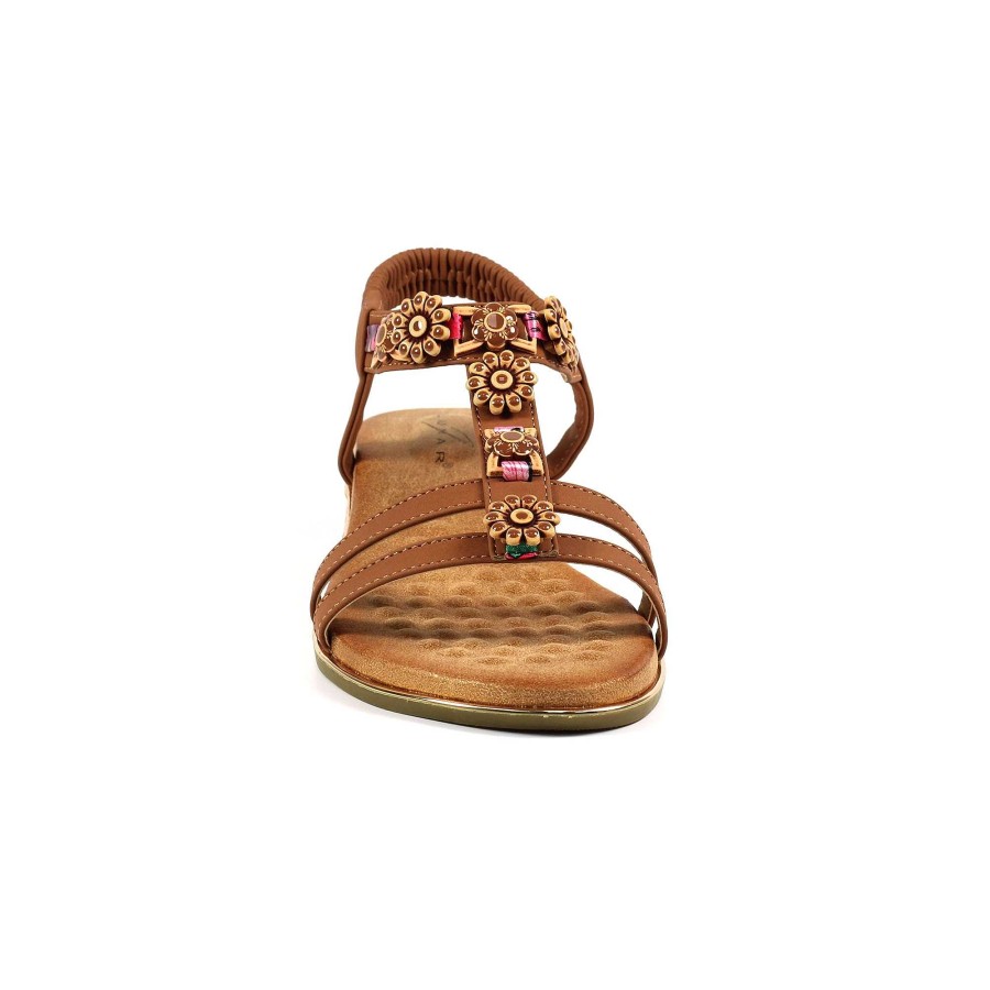 Sandals Lunar | Frankie Tan Wedge Sandal