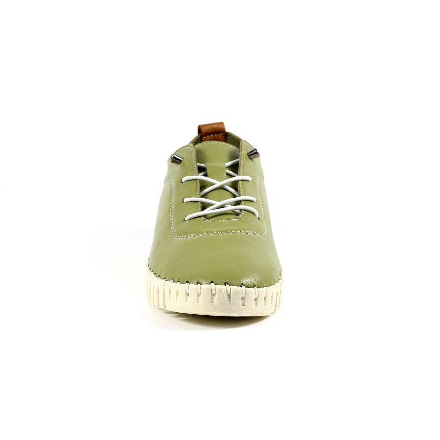 Shoes Lunar | Flamborough Khaki Leather Shoe