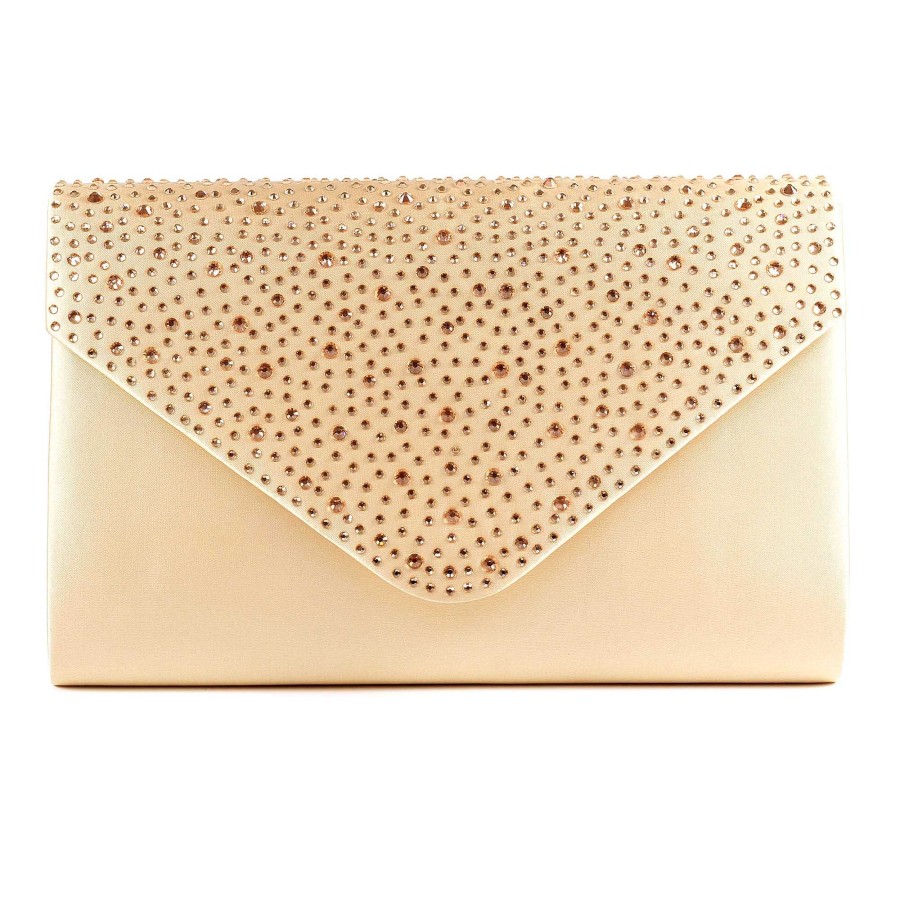 Handbags Lunar | Lunar Arabella Champagne Bag