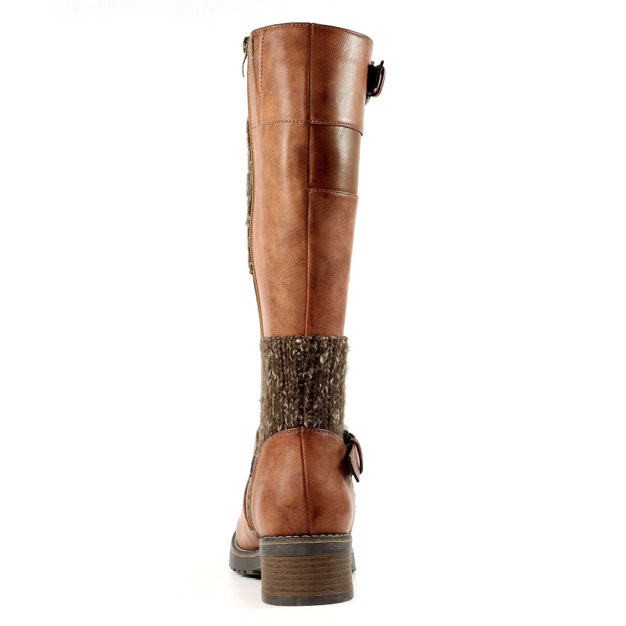 Boots Lunar | Wargate Brown Long Boot